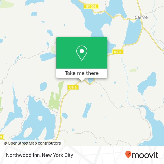 Northwood Inn map