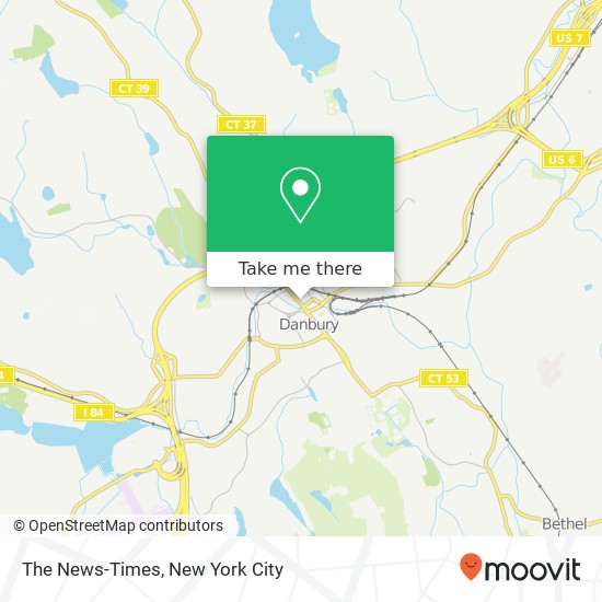 The News-Times map