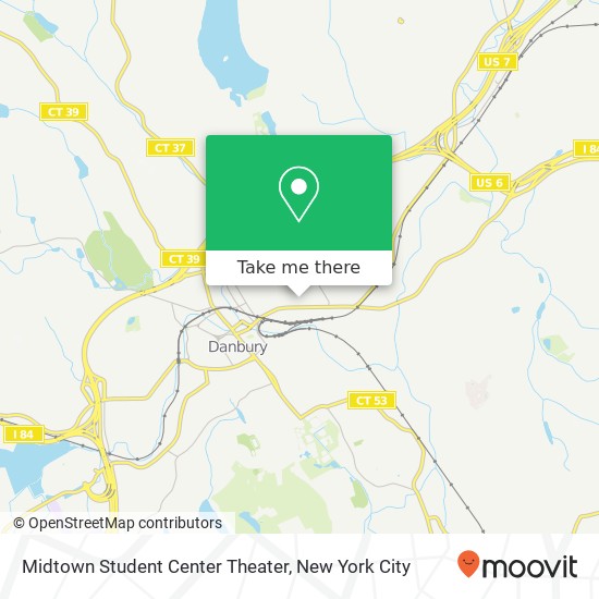 Midtown Student Center Theater map