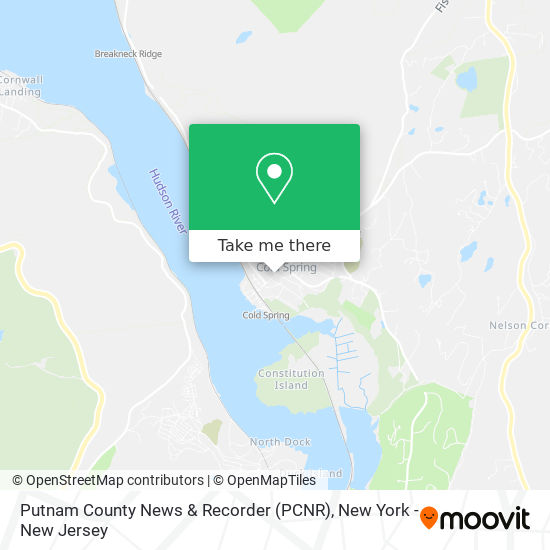 Mapa de Putnam County News & Recorder (PCNR)