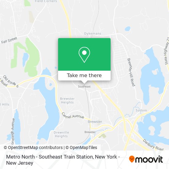 Mapa de Metro North - Southeast Train Station