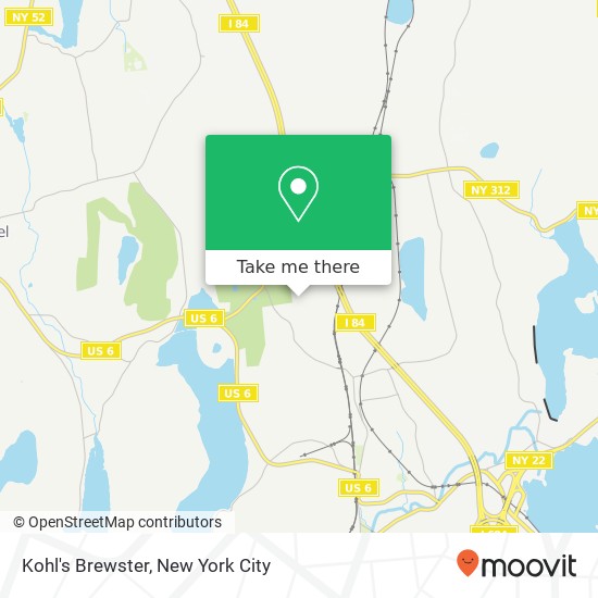 Kohl's Brewster map