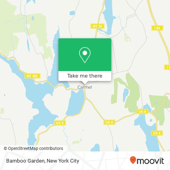 Mapa de Bamboo Garden