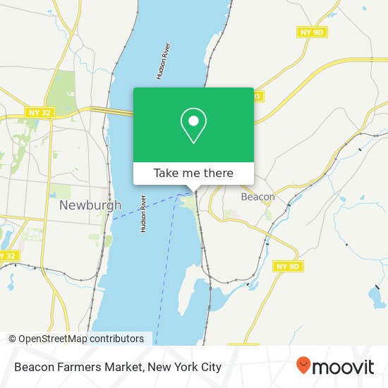 Mapa de Beacon Farmers Market