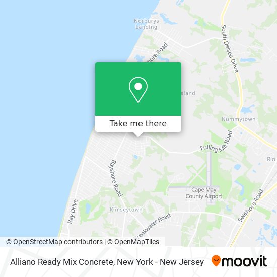 Alliano Ready Mix Concrete map