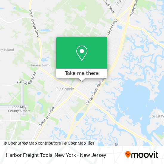 Mapa de Harbor Freight Tools