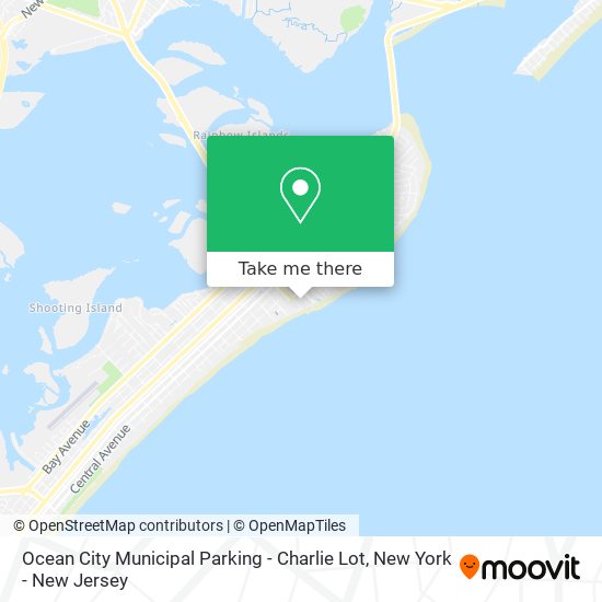Ocean City Municipal Parking - Charlie Lot map