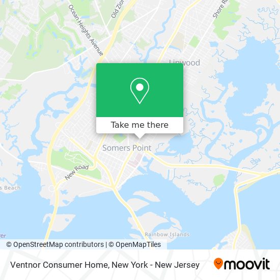 Ventnor Consumer Home map