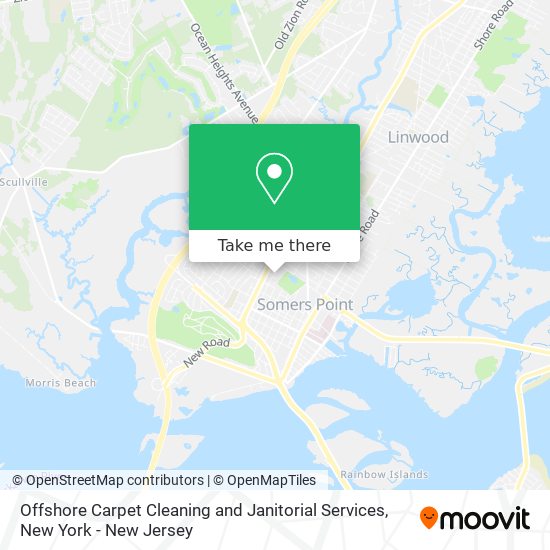 Offshore Carpet Cleaning and Janitorial Services map