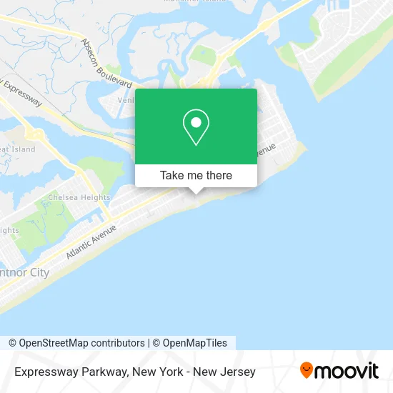 Expressway Parkway map