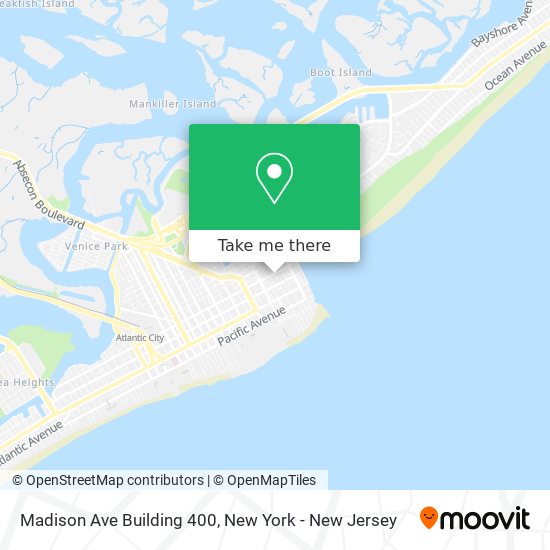 Madison Ave Building 400 map