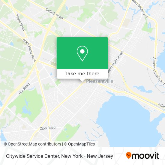Citywide Service Center map