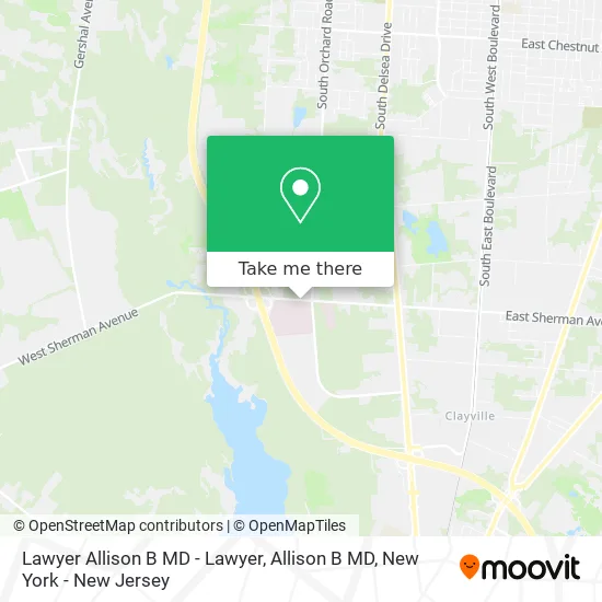 Lawyer Allison B MD - Lawyer, Allison B MD map