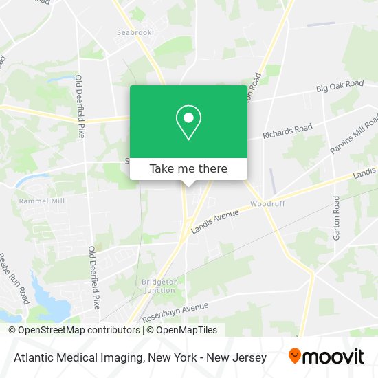 Atlantic Medical Imaging map