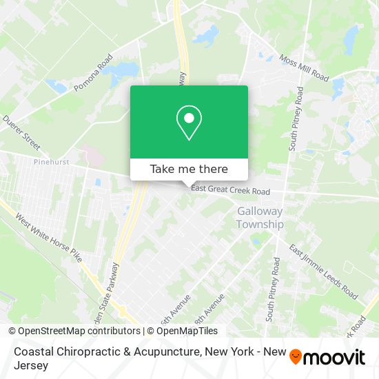 Coastal Chiropractic & Acupuncture map