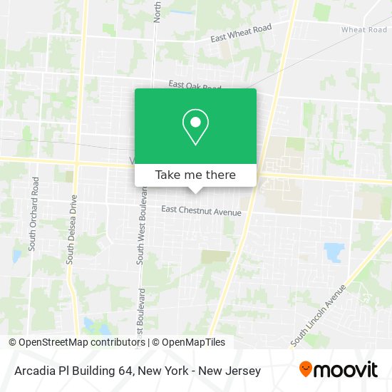 Mapa de Arcadia Pl Building 64
