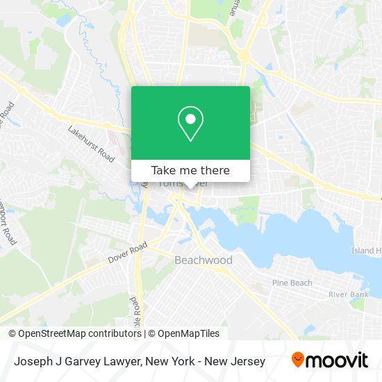 Mapa de Joseph J Garvey Lawyer