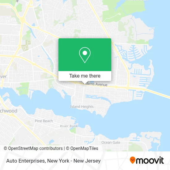 Auto Enterprises map