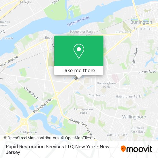 Mapa de Rapid Restoration Services LLC