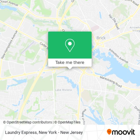 Laundry Express map