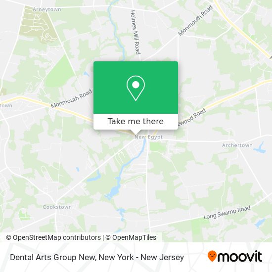 Dental Arts Group New map