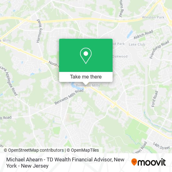 Michael Ahearn - TD Wealth Financial Advisor map