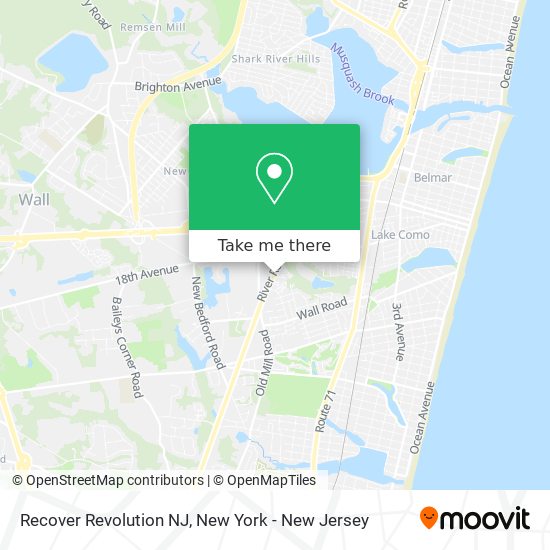 Mapa de Recover Revolution NJ