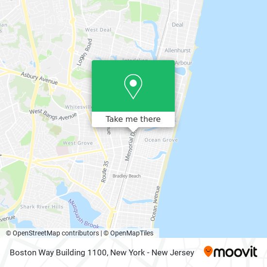 Mapa de Boston Way Building 1100