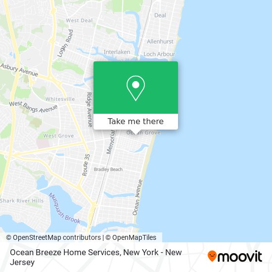 Ocean Breeze Home Services map