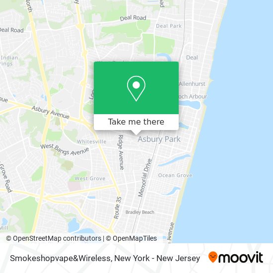 Smokeshopvape&Wireless map