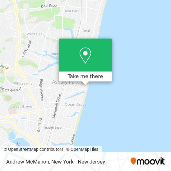 Andrew McMahon map