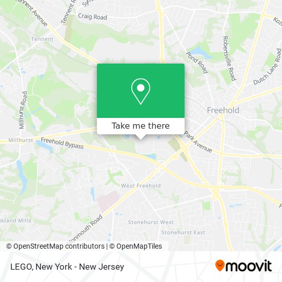 LEGO map