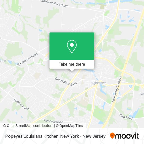 Popeyes Louisiana Kitchen map