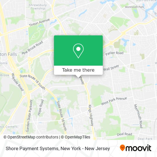 Shore Payment Systems map