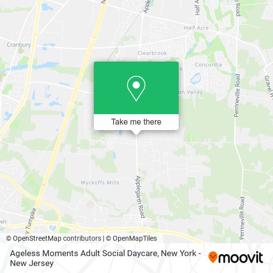 Mapa de Ageless Moments Adult Social Daycare