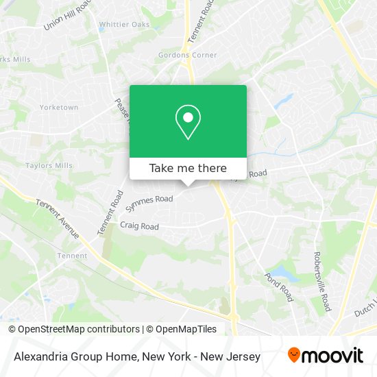 Alexandria Group Home map