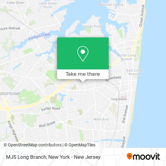 MJS Long Branch map