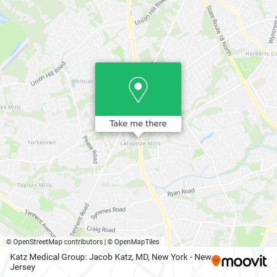 Katz Medical Group: Jacob Katz, MD map