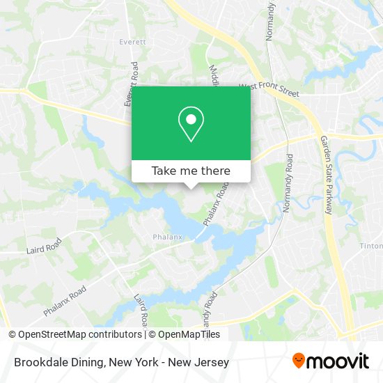 Brookdale Dining map