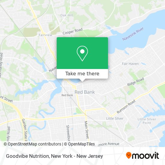 Goodvibe Nutrition map