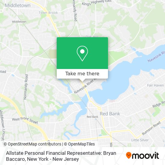 Mapa de Allstate Personal Financial Representative: Bryan Baccaro