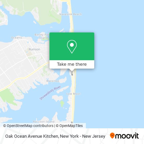 Oak Ocean Avenue Kitchen map