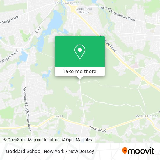 Goddard School map