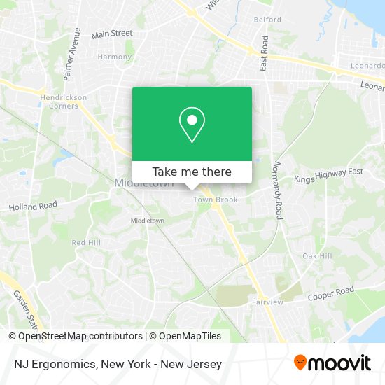 NJ Ergonomics map