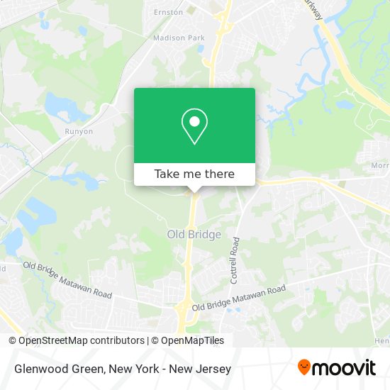 Mapa de Glenwood Green