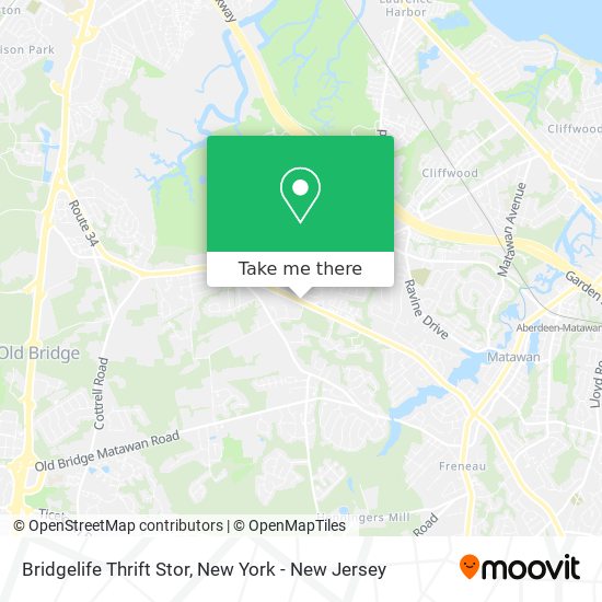 Bridgelife Thrift Stor map