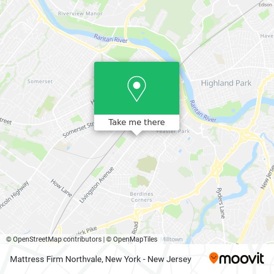 Mattress Firm Northvale map