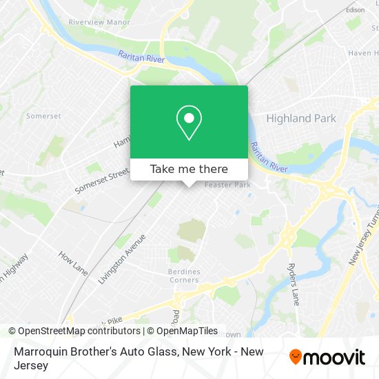Marroquin Brother's Auto Glass map