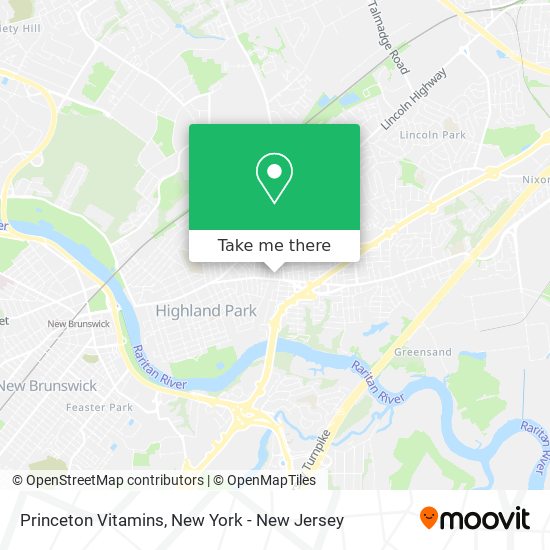 Mapa de Princeton Vitamins