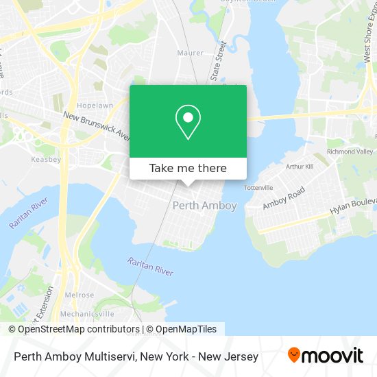 Mapa de Perth Amboy Multiservi